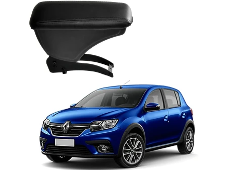 Apoio Descanso Encosto de Braço RENAULT SANDERO - Preto  - 2007 a 2023