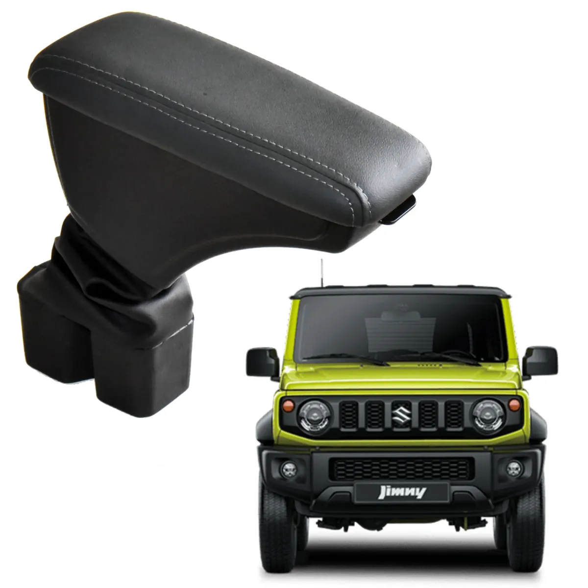 Apoio Descanso Encosto de Braço SUZUKI JIMNY SIERRA - Grafite - 2018 a 2022