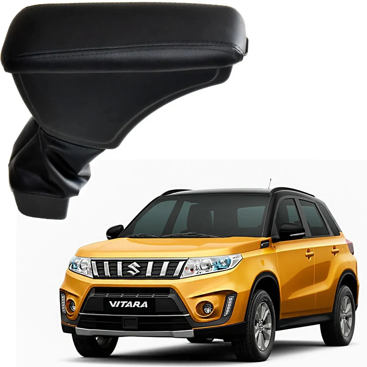 Apoio Descanso Encosto de Braço SUZUKI VITARA - Preto  - 2017 a 2019