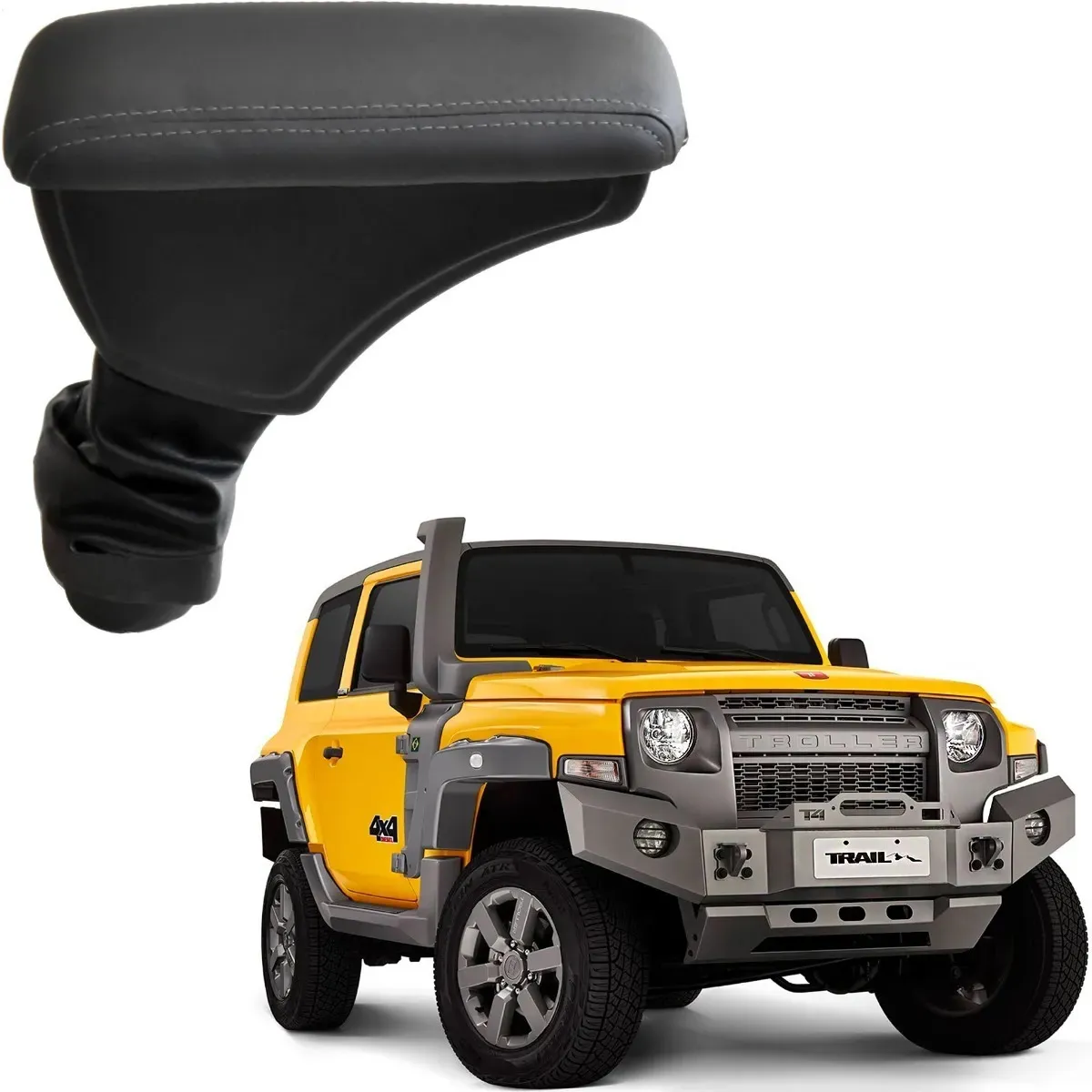 Apoio Descanso Encosto de Braço TROLLER T4 TROLLER - Grafite - 2015 a 2021