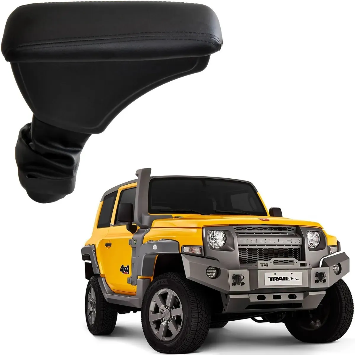 Apoio Descanso Encosto de Braço TROLLER T4 TROLLER - Preto  - 2015 a 2021