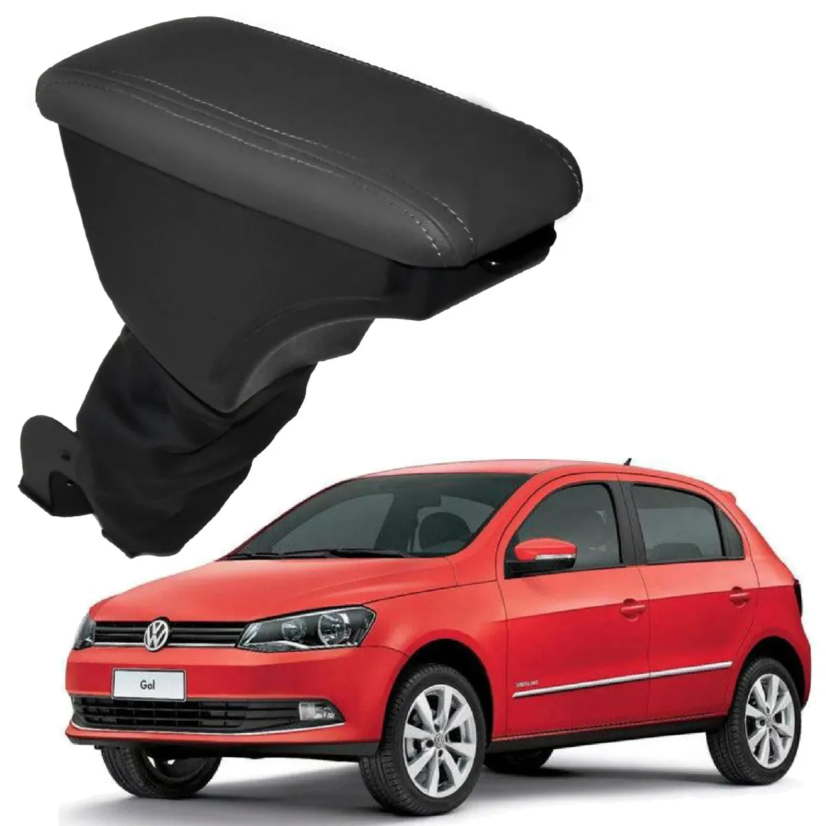 Apoio Descanso Encosto de Braço VOLKSWAGEN GOL - Grafite - 2008 a 2022