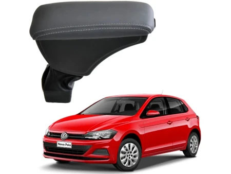 Apoio Descanso Encosto de Braço VOLKSWAGEN NOVO POLO - Cinza - 2018 a 2025