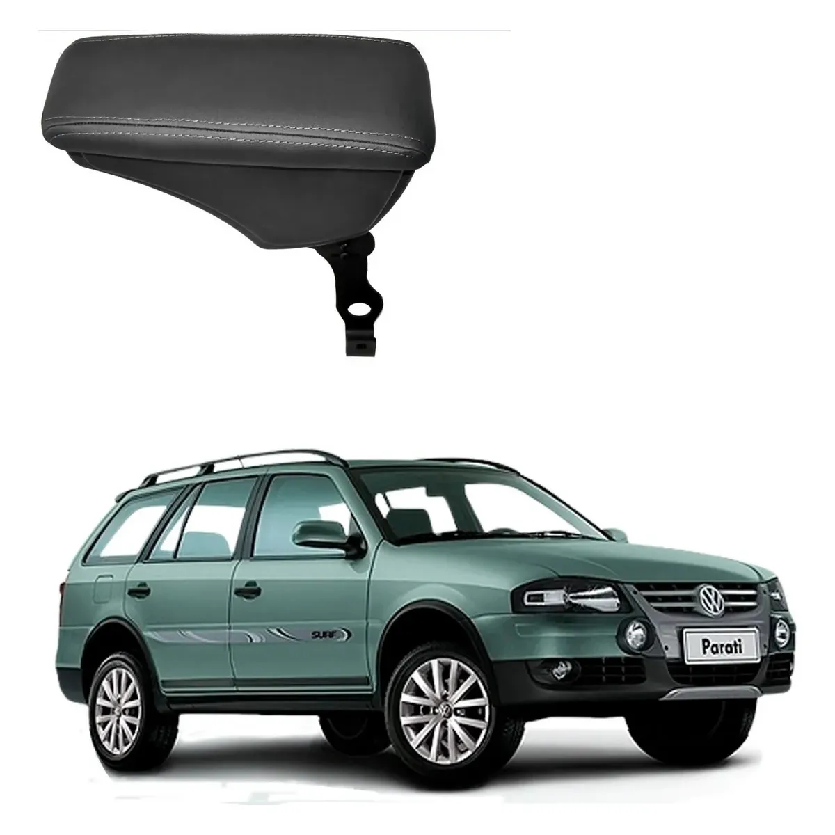 Apoio Descanso Encosto de Braço VOLKSWAGEN PARATI - Grafite - 2005 a 2022