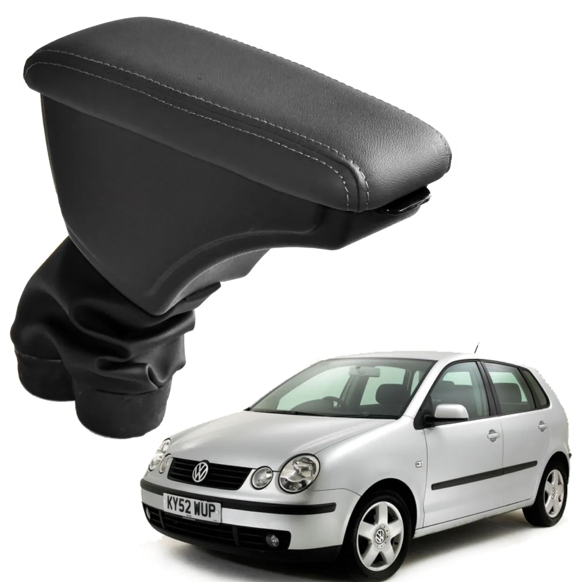 Apoio Descanso Encosto de Braço VOLKSWAGEN POLO ANTIGO - Grafite - 2002 a 2017
