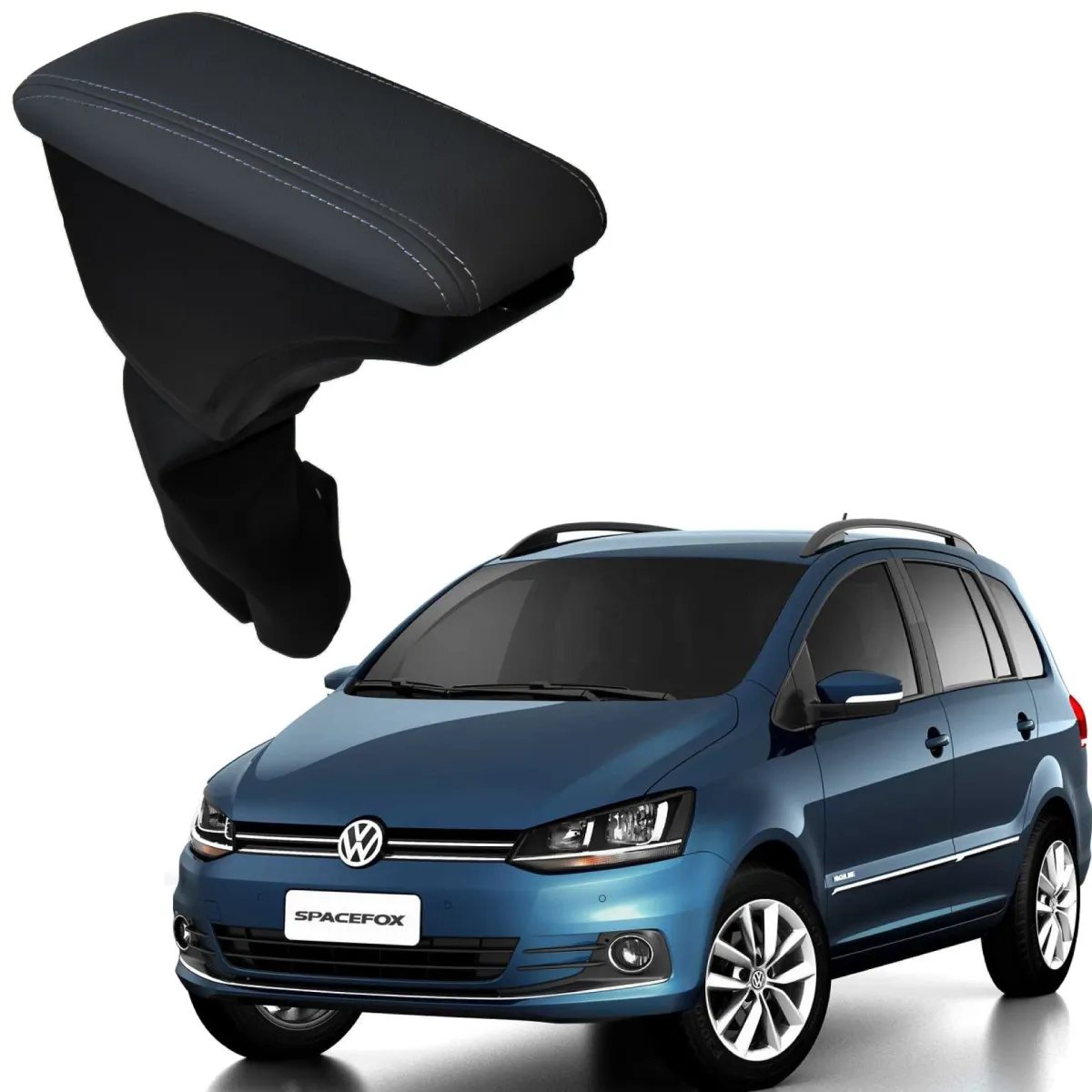 Apoio Descanso Encosto de Braço VOLKSWAGEN SPACEFOX - Grafite - 2003 a 2021