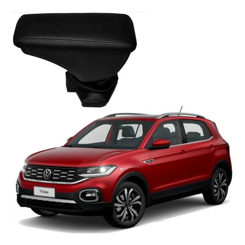 Apoio Descanso Encosto de Braço VOLKSWAGEN TCROSS - Preto  - 2019 a 2025