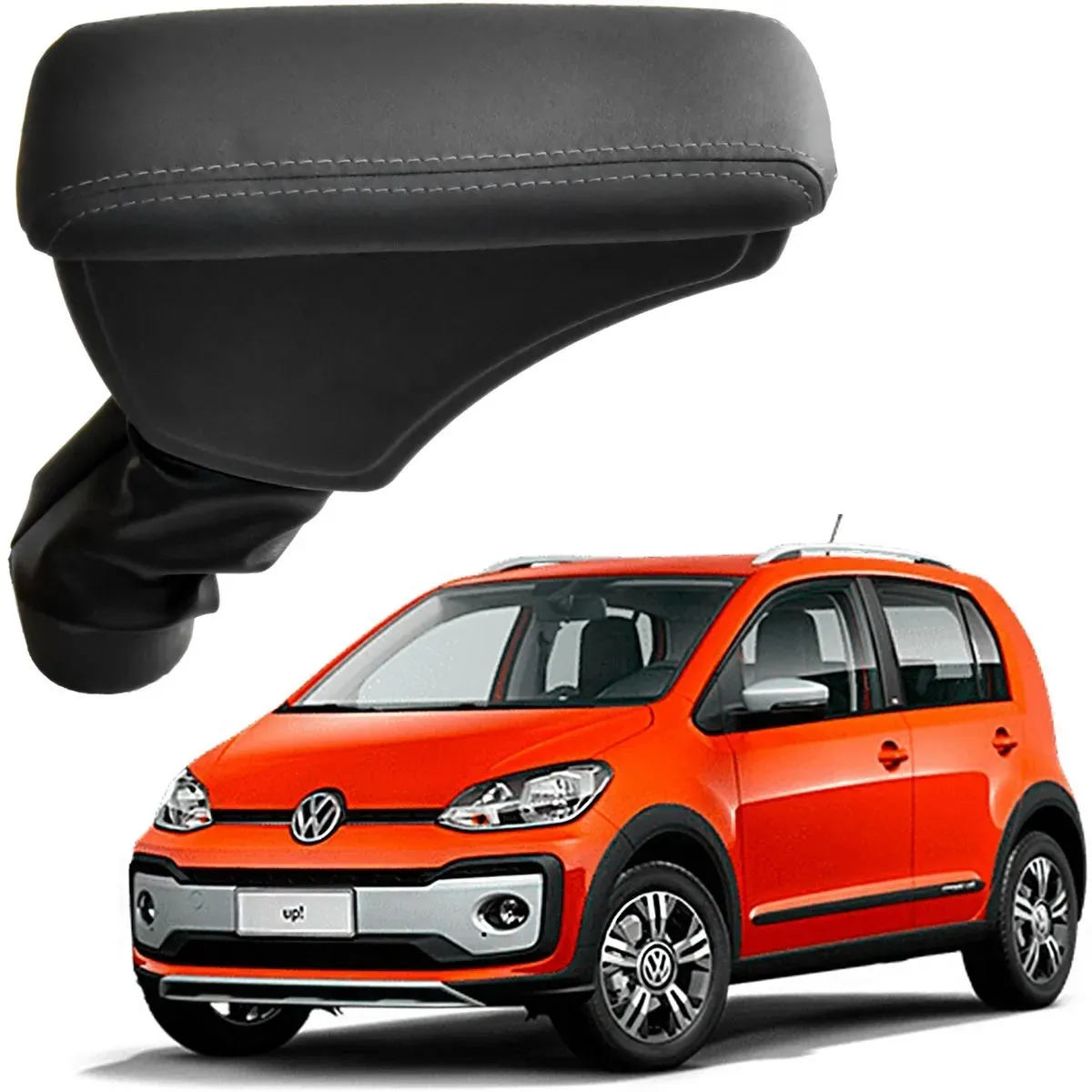 Apoio Descanso Encosto de Braço VOLKSWAGEN UP - Grafite - 2014 a 2021