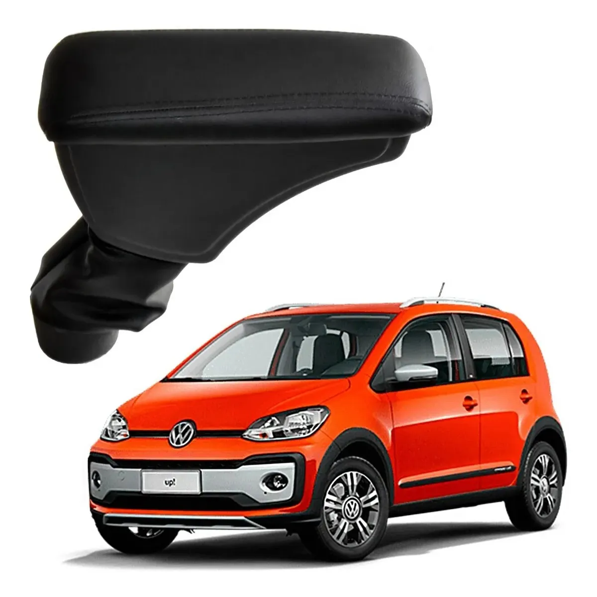 Apoio Descanso Encosto de Braço VOLKSWAGEN UP - Preto  - 2014 a 2021