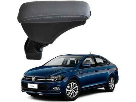 Apoio Descanso Encosto de Braço VOLKSWAGEN VIRTUS - Cinza - 2018 a 2025