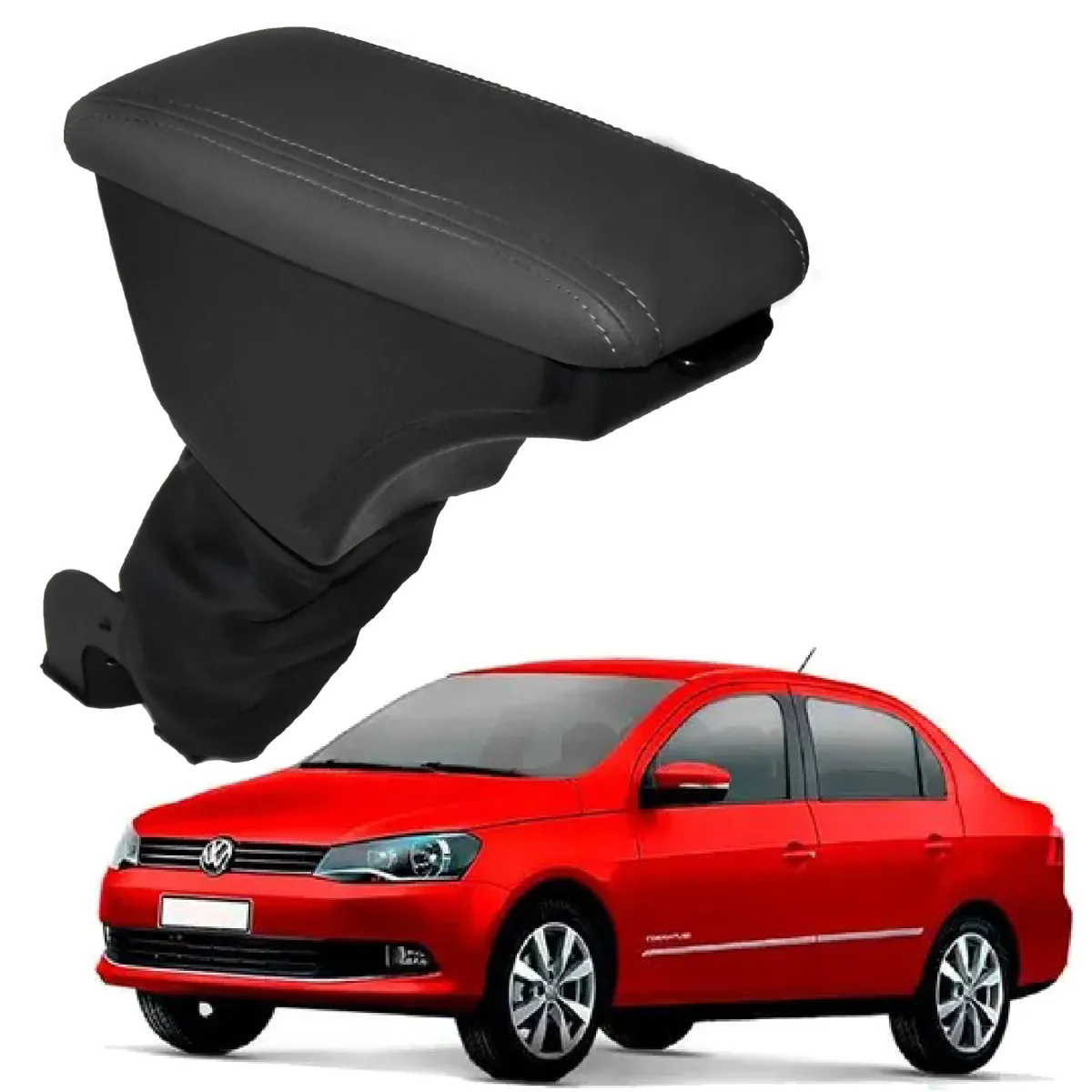 Apoio Descanso Encosto de Braço VOLKSWAGEN VOYAGE - Grafite - 2005 a 2022